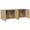 vidaXL Meubles TV muraux 2 pcs chêne artisanal 60x30x41 cm