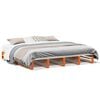 vidaXL Cadre de lit sans matelas cire marron 180x200cm bois pin massif