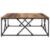 vidaXL Table basse Bois Ancien 100 x 100 x 40 cm Bois d'ing&eacute;nierie