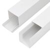 vidaXL Goulotte de c&acirc;ble 40x40 mm 10 m PVC