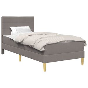 vidaXL Cadre de lit Taupe 80 x 200 cm Polyester