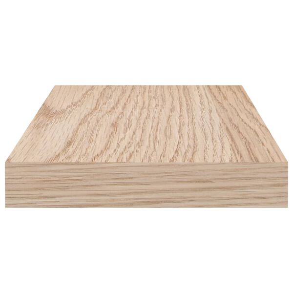 vidaXL &Eacute;tag&egrave;res flottantes 2 pcs 80x23,5x4 cm bois d'ing&eacute;nierie