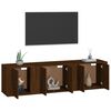 vidaXL Ensemble de meubles TV 3 pcs Chêne marron Bois d'ingénierie
