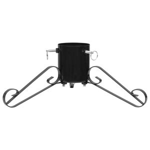 vidaXL Support de sapin de No&euml;l Noir 58x58x21 cm