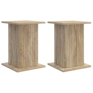 vidaXL Support de Plante 2 pcs Ch&ecirc;ne Sonoma 30,5 x 30 x 43 cm