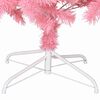 vidaXL Sapin de No&euml;l avec 300 LED avec support Rose 180 cm PVC