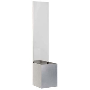 vidaXL &Eacute;cran de confidentialit&eacute; de jardin Fretwork Argent 32 x 150 cm