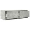 vidaXL Meubles TV 2 pcs gris b&eacute;ton 80x31x25,5 cm bois d'ing&eacute;nierie