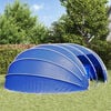 vidaXL D&ocirc;me de tente de piscine Vert 538 x 440 x 204 cm