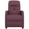 vidaXL Fauteuil inclinable &eacute;lectrique Violet Tissu