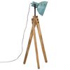 vidaXL Lampadaire 25 W bleu d&eacute;lav&eacute; 45x45x120 cm E27