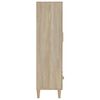 vidaXL Buffet haut Chêne sonoma 70x31x115 cm Bois d'ingénierie