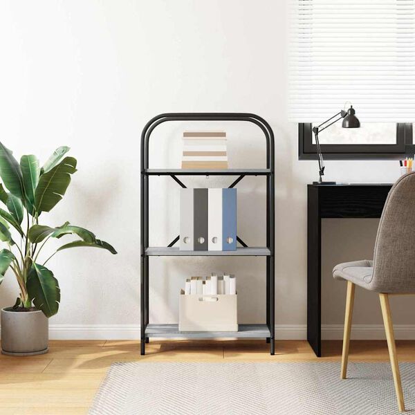 vidaXL &Eacute;tag&egrave;re Gris Sonoma 60 x 30 x 109 cm Bois d'ing&eacute;nierie