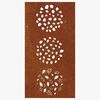 vidaXL D&eacute;coration murale jardin 105x55 cm acier corten design feuille
