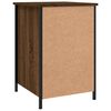 vidaXL Tables de chevet 2pcs Ch&ecirc;ne marron 40x42x60cm Bois d'ing&eacute;nierie
