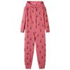 vidaXL Combinaison &agrave; capuche pour enfants vieux rose 92