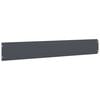 vidaXL Bordures pelouse 10pcs anthracite 15x103cm acier lamin&eacute; &agrave; froid