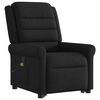 vidaXL Fauteuil de massage inclinable Noir Tissu