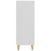 vidaXL Buffet Blanc 34,5x32,5x90 cm Bois d'ingénierie