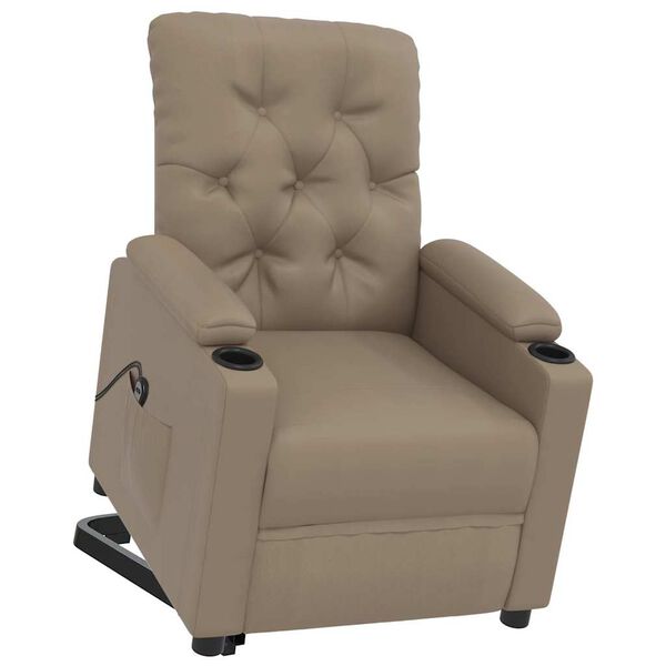 vidaXL Fauteuil Cappuccino Similicuir
