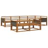 vidaXL Ensemble de canap&eacute;s d'ext&eacute;rieur 7 pcs Naturel