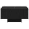vidaXL Table basse Chêne noir 60 x 60 x 31,5 cm Bois d'ingénierie