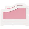 vidaXL Lit de jour et 3 tiroirs sans matelas IRUN blanc rose 90x200 cm