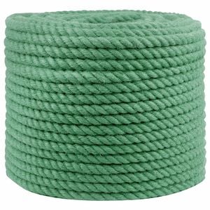 vidaXL Corde en Jute 10 mm Vert Jute 100% Tossa