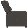 vidaXL Fauteuil inclinable Gris fonc&eacute; Velours
