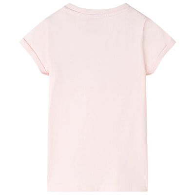 T-shirt pour enfants rose pâle 92