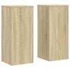 vidaXL Supports pour plantes 2 pcs ch&ecirc;ne sonoma bois d'ing&eacute;nierie