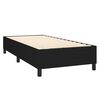 vidaXL Sommier &agrave; lattes de lit matelas LED Noir 80x200cm Tissu