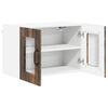 vidaXL Armoire de cuisine avec porte 2 pcs Ch&ecirc;ne fum&eacute; 60 x 31 x 40 cm