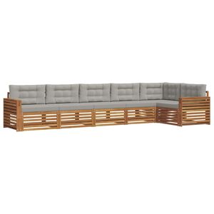 vidaXL Ensemble de canap&eacute;s d'ext&eacute;rieur 6 pc 6 place