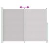 vidaXL Auvent lat&eacute;ral r&eacute;tractable de patio 220x300 cm Gris