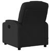 vidaXL Fauteuil de massage inclinable électrique Noir Tissu