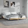 vidaXL Cadre de lit sans matelas chêne sonoma 150x200 cm