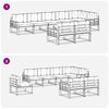 vidaXL Ensemble de canap&eacute;s d'ext&eacute;rieur 8 pcs Naturel et Anthracite