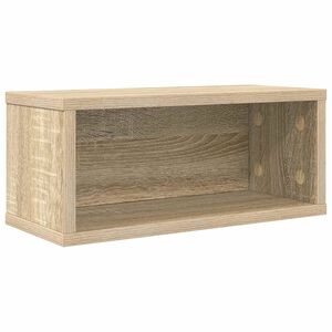 vidaXL Rack de rangement pour CD Ch&ecirc;ne Sonoma 40 x 17 x 17 cm