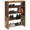 vidaXL Étagère à chaussures vieux bois 60x25x81 cm bois d'ingénierie