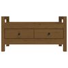 vidaXL Banc d'entr&eacute;e Marron miel 80x40x43 cm Bois de pin massif