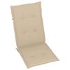 vidaXL Chaises inclinables de jardin lot de 6 et coussins Bois acacia