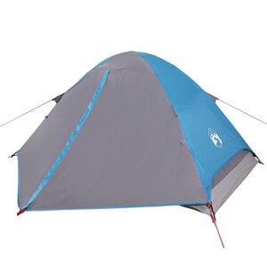 vidaXL Tente de camping &agrave; d&ocirc;me 2 personnes bleu imperm&eacute;able