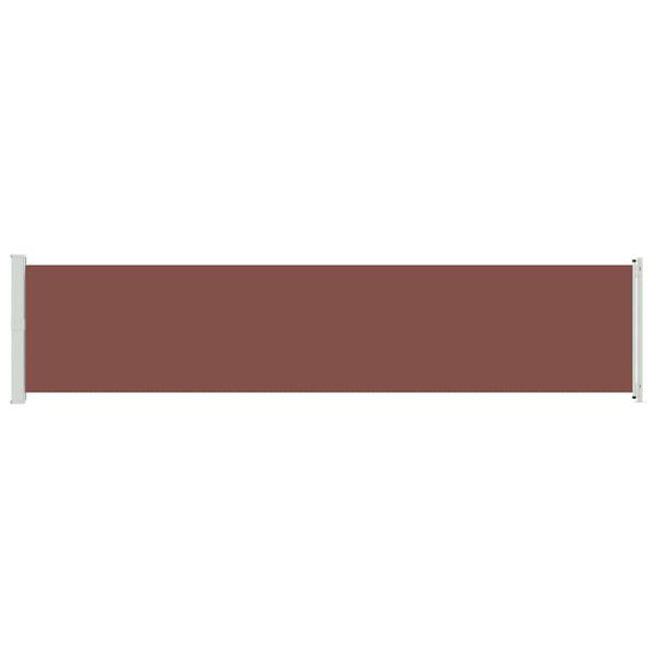 vidaXL Auvent lat&eacute;ral r&eacute;tractable de patio 140x600 cm Marron
