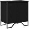 vidaXL Meuble de Lavabo de Salle de Bain Ch&ecirc;ne noir 60 x 35 x 60 cm