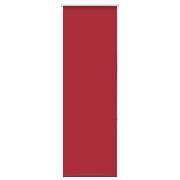 vidaXL Store enrouleur occultant rouge largeur du tissu 50,7 cm
