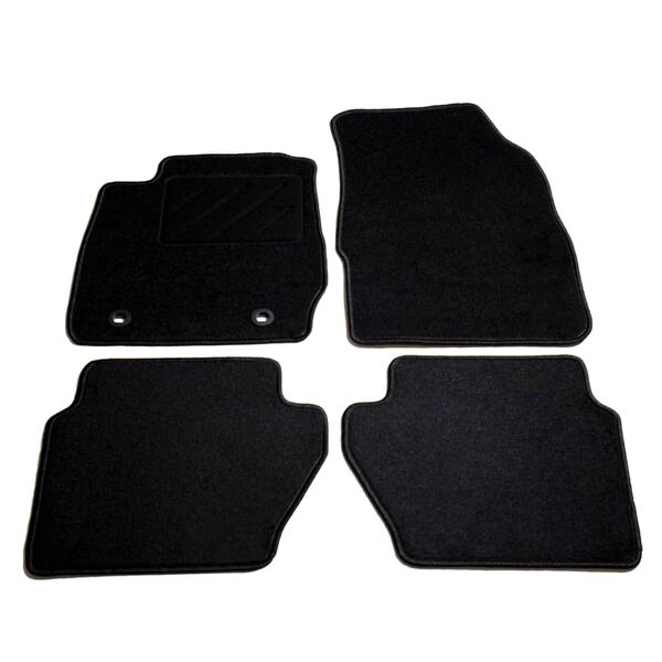 vidaXL Ensemble de tapis de voiture 4 pcs pour Ford Fiesta VI