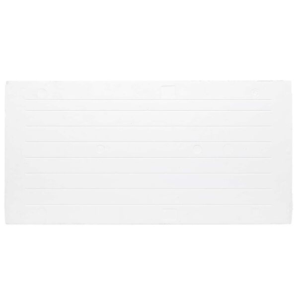 vidaXL Panneaux muraux 10 pcs Rouge 100 x 50 cm Mousse EPS