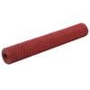 vidaXL Grillage Acier avec rev&ecirc;tement en PVC 25x1 m Rouge