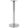 vidaXL Pied de table de bistro Argent&eacute; &Oslash;45x107 cm Acier inoxydable